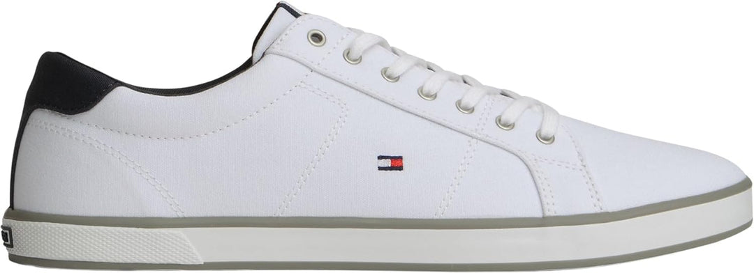 Tommy Hilfiger Herren Vulcanized Sneaker Schuhe, 39 EU Wei&amp;