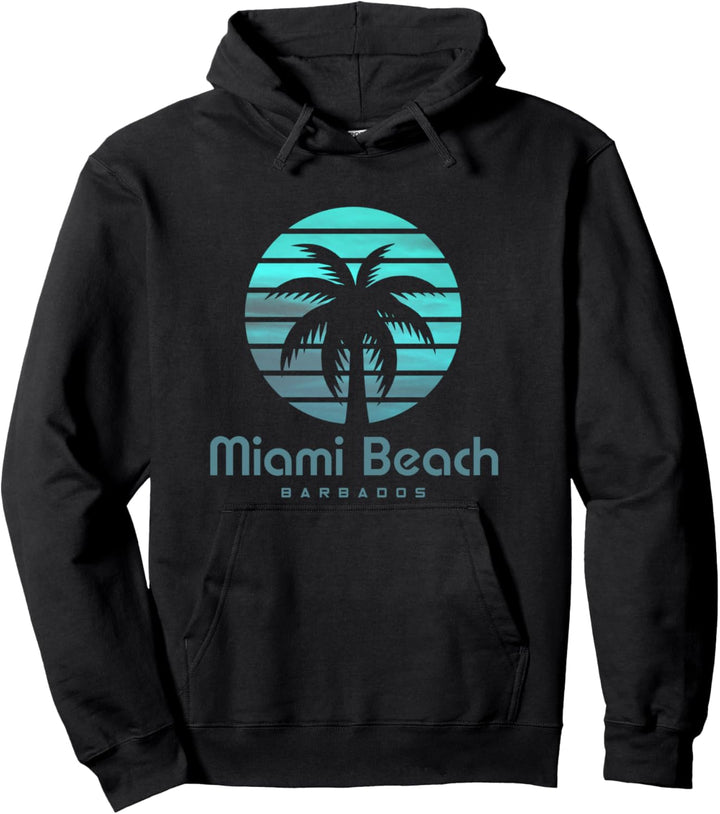 Miami Beach Barbados Karibik Pullover Hoodie