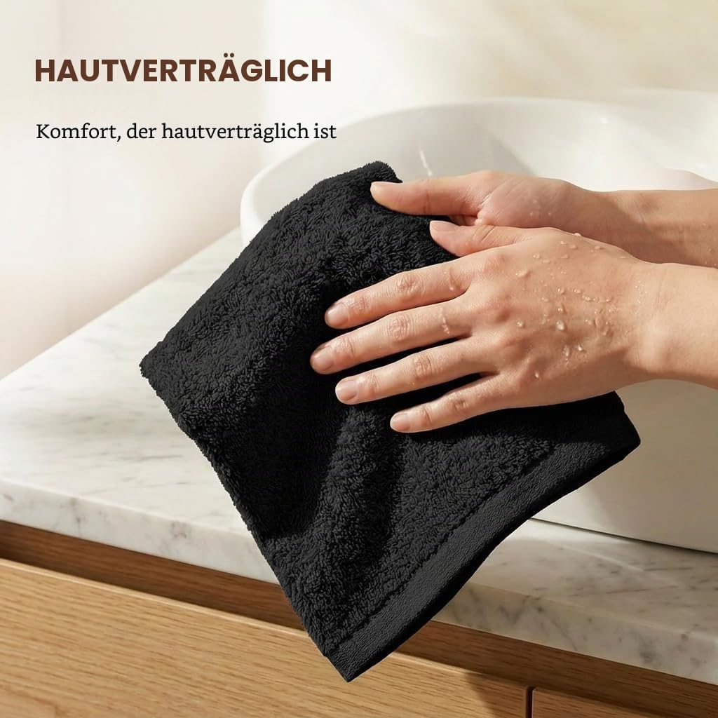 Utopia Towels Baumwoll-Waschlappen-Set – 100 % ringgesponnene Baumwolle, Premium-Qualität Flanell-Wa