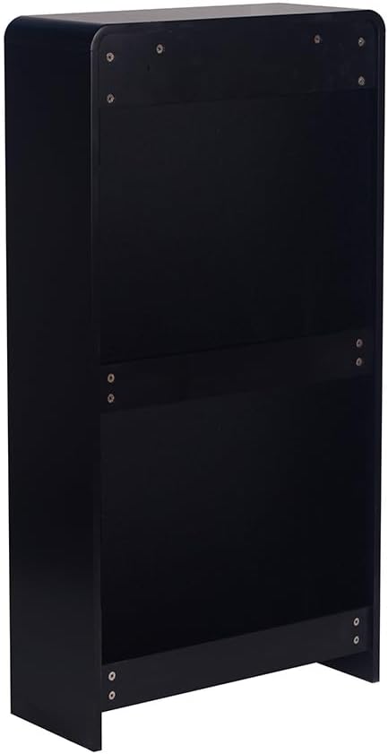 Milton &amp; Oldbrook Odda Schuhschrank, 3 Ebenen, Schwarz, Schwarz