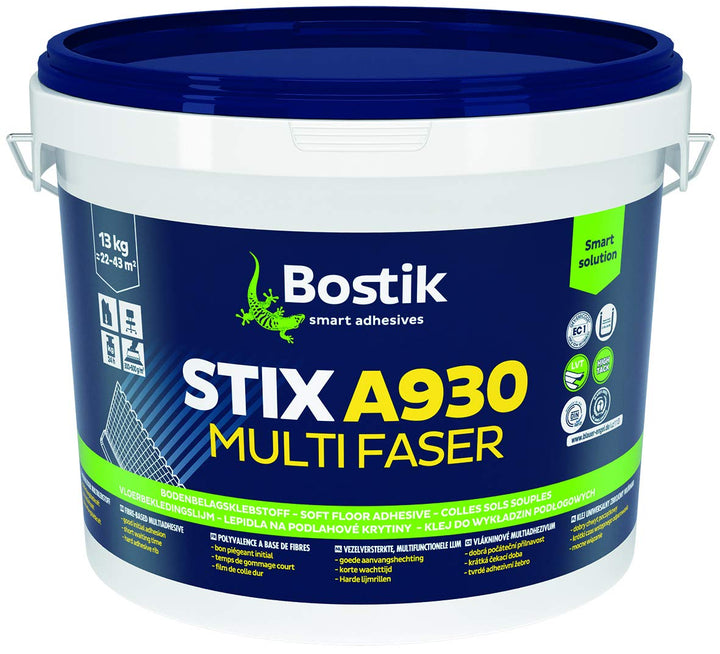 Bostik Stix A930 Multi Faser faserhaltiger Multiklebstoff Kleber 13kg Eimer