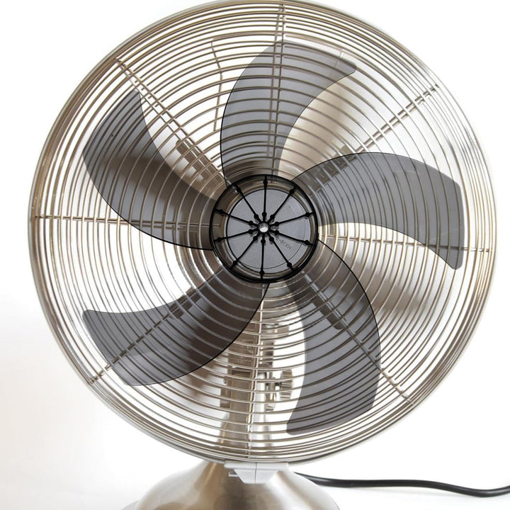 Angoily Lüfterflügel 16 Zoll Lüfterflügel Haushaltsventilatorflügel Kunststoff Fünf Blätter Mit Mutt