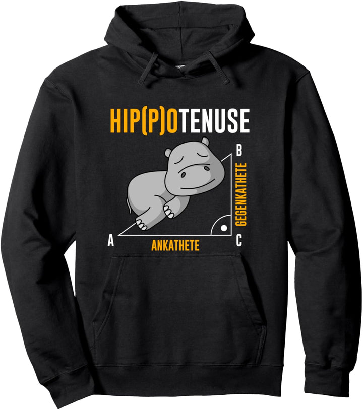 Nieldpferd Hippo Hippotenuse Algebra Mathelehrer Mathe Pullover Hoodie