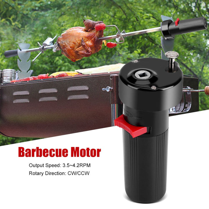 Omabeta Grillmotor Premium Metall ABS Hochwertiger Rotatormotor Gute Wärmeisolierung Grillmotor Batt