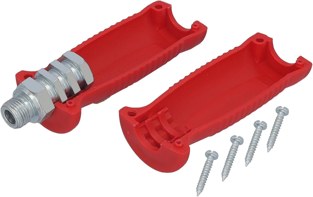 SAMETRUCK Handgriff Set Verlängerung Kupplungskopf Griff Druckluft M16x1,5 &amp; M22x1,5 Rund