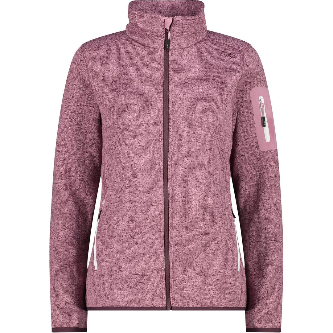 CMP Damen Fleecejacke Jacke D44 Rouge-Pflaume, D44 Rouge-Pflaume