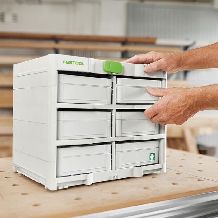 Festool Systainer³ Rack SYS3-RK/6 M 337-Set
