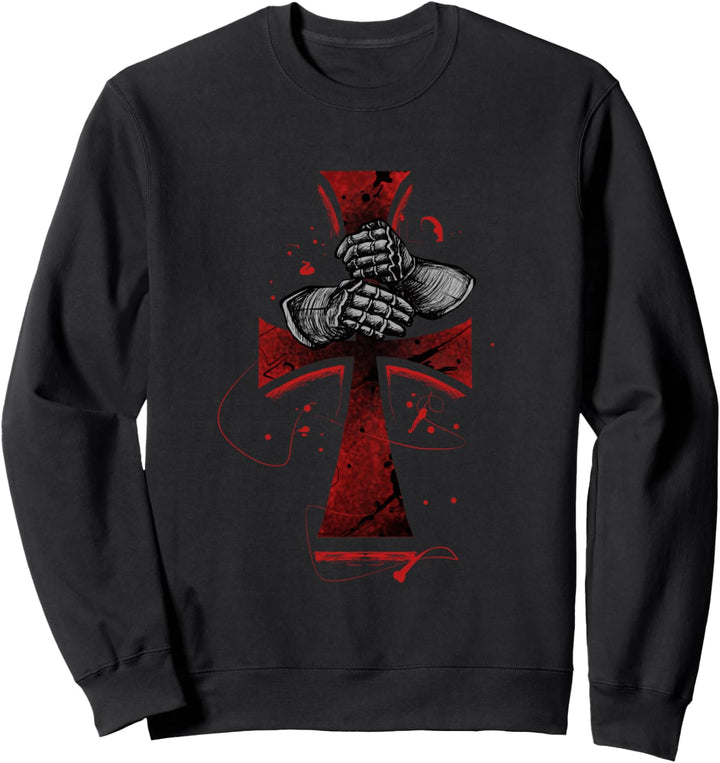 Ritter Templer-Geschenk Kreuzrittkreuz Sweatshirt