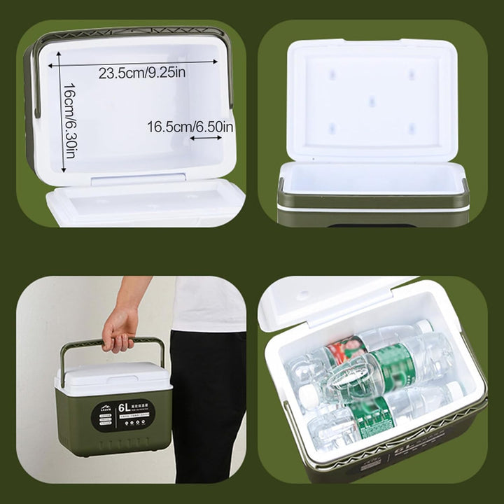 6L Kühlbox Thermobox Isolierbox Warmhaltebox Kühlen Und Wärmen Eisbox Lange Isolationszeit Hochleist