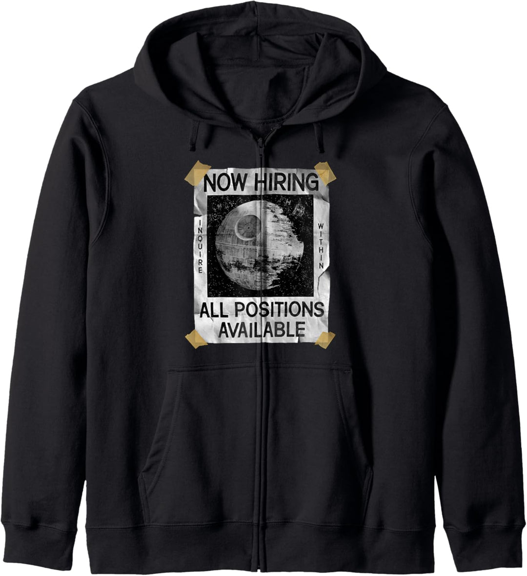 Star Wars Now Hiring On The Death Star Kapuzenjacke