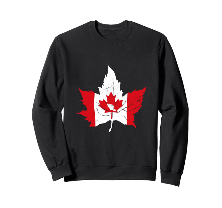 Kanada Design mit Ahornblatt mit der kanadischen Flagge Sweatshirt