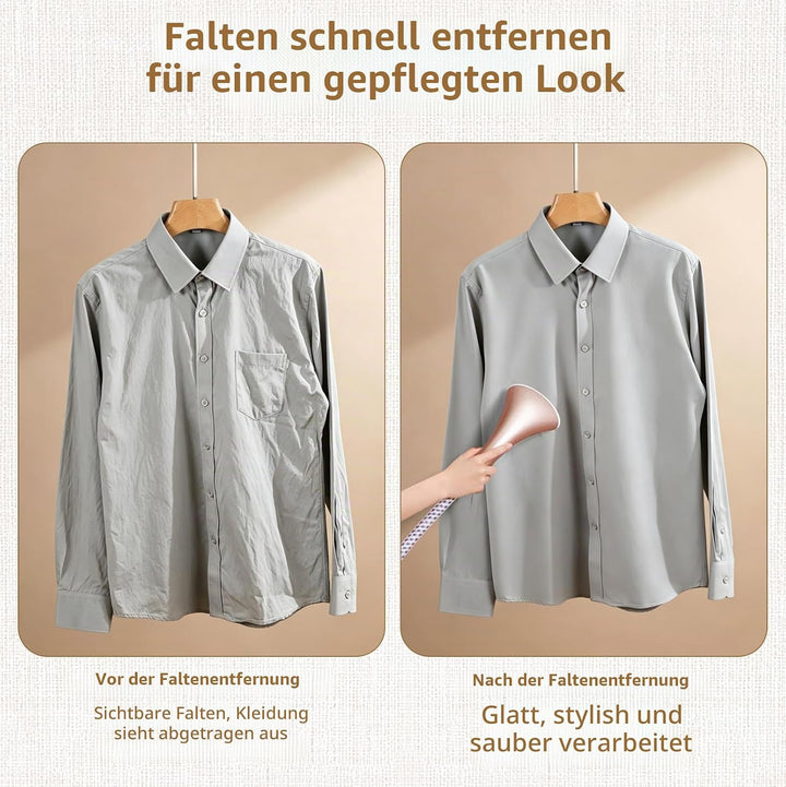 Dampfglätter Vertikaler Steamer, 2-in-1 Stand Dampfglätter mit Bügelbrett, 2000W Dampfbügelstation &amp;