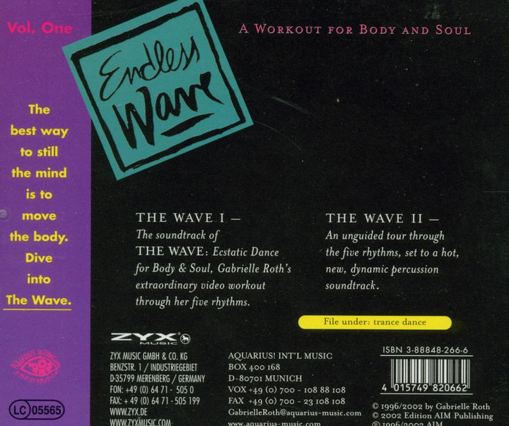 Endless Wave Vol.1, Audio-CD