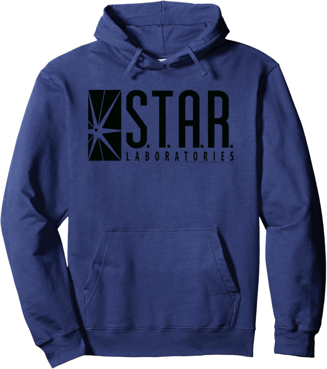 DC Comics Flash Star Labs Logo Black Pullover Hoodie