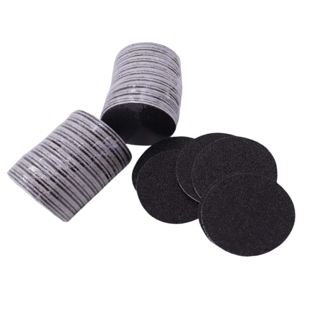 60pcs Ersatz-Schleifpapier Scheiben Pad Hornhaut Entfernung Fusspflege Pediküre Fussfeile Zubehör fü
