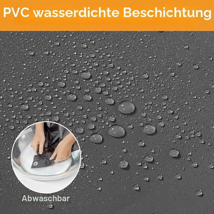 Sonnensegel Wasserdicht, Rechteckig Hitzeschutz Wetterschutz-Markise, UV-Schutz Segel,420D Polyester