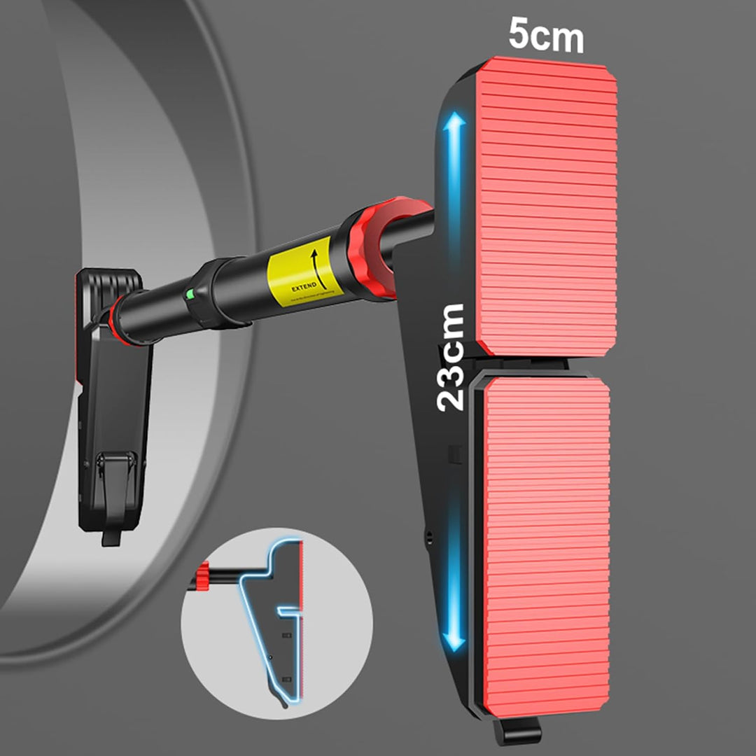 Klimmzugstange Türrahmen, Pull Up Bar Reckstange Ohne Schrauben | 76-95 cm Ausziehbar Türreck mit 23