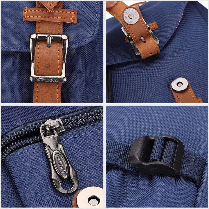 KAUKKO Unisex Ep5 Rucksack 45 x 27 x 17cm (HxBxT) (Nblau 2pcs), 45 x 27 x 17cm (HxBxT) (Nblau 2pcs)