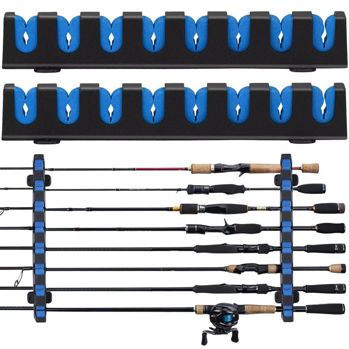 THKFISH Rutenständer Angelruten Angelrutenstände Angelrutenhalter Wand Vertikale/horizontale Angelru