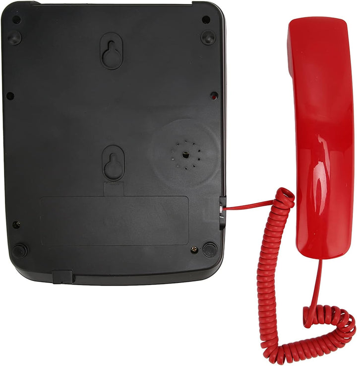 Goshyda Schnurgebundenes Desktop-Telefon, Anrufer-ID-Nummernspeicherung, LCD-Display, Verknüpfungen,