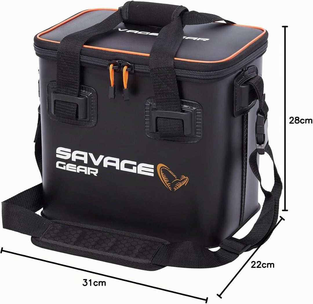 Savage Gear WPMP Waterproof Insulated Cooler Tasche - Heavy-Duty EVA Lunch &amp; Bait Cooler für Angeln,