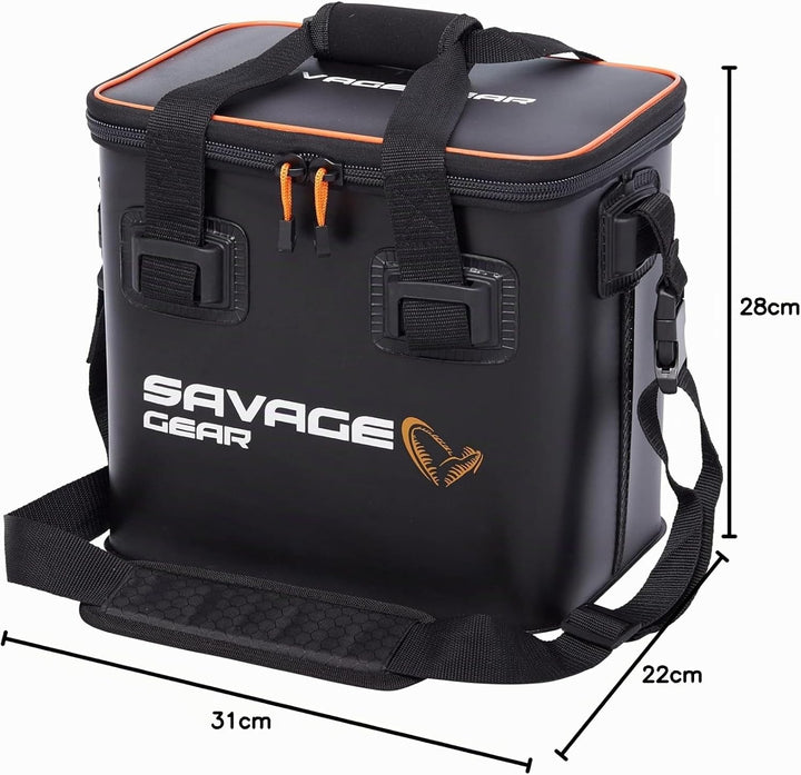 Savage Gear WPMP Waterproof Insulated Cooler Tasche - Heavy-Duty EVA Lunch &amp; Bait Cooler für Angeln,