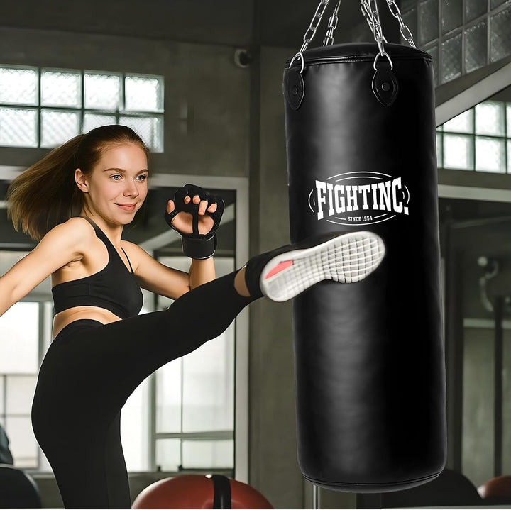 Boxsack Classic GEFÜLLT/UNGEFÜLLT/MIT FÜLLUNG 80 100 120 150 180 cm bis 55kg ideal für Jugend &amp; Erwa