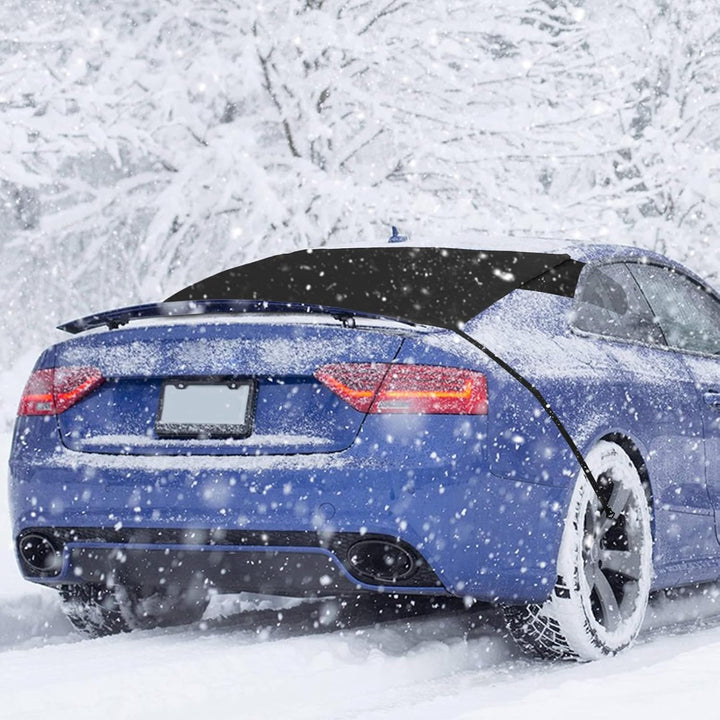 AYAMAYA Heckscheibenabdeckung Auto Heckscheibe Scheibenabdeckung Winter mit Magnet, Auto Eisschutz F