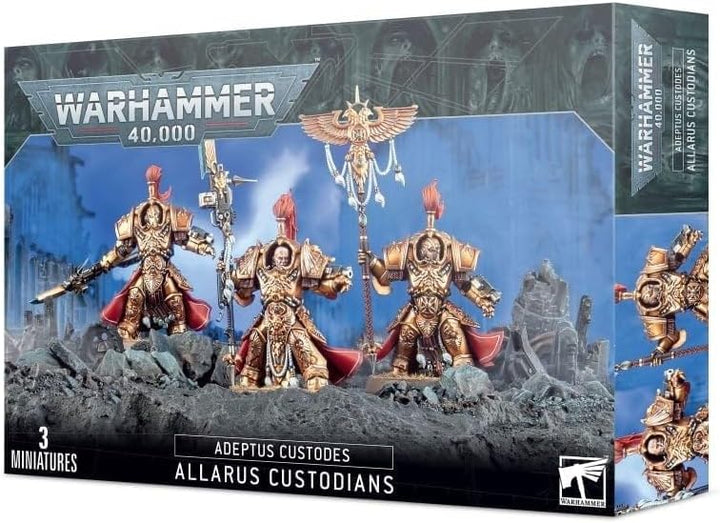 Games Workshop Warhammer 40k - Adeptus Custodes Allarus Custodian, Schwarz