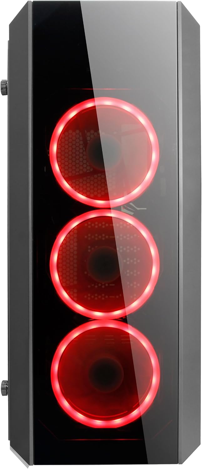 Chieftec GL-02B-OP Scorpion II Tower-Gehäuse, Temperglas