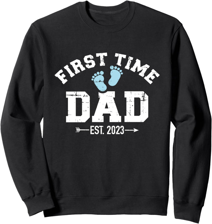 Erstes Mal Papa 2023 Schwangerschaft Ankündigung Sweatshirt