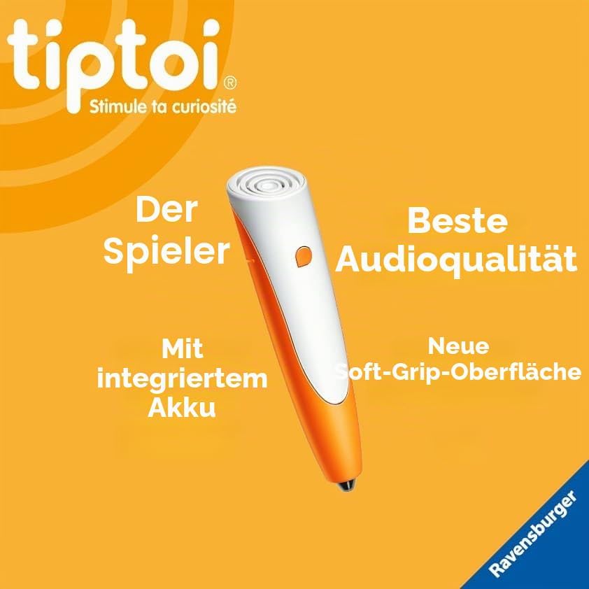 Ravensburger - tiptoi Starter Set Deluxe – Player + Ladestation + Buch Mein Bild der Wörter Die Tier