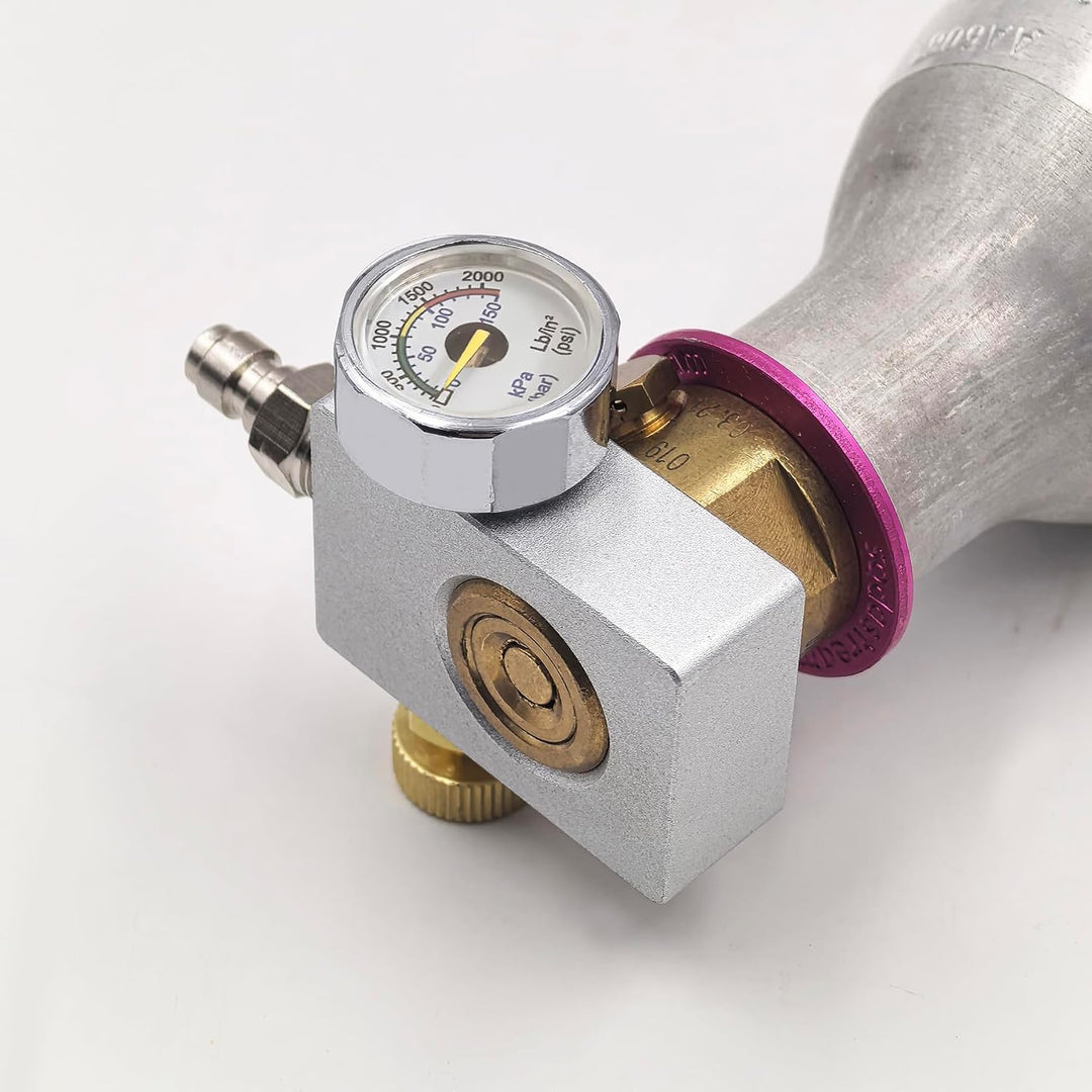 DRYHTEN Quick Connect CO2 Nachfüll-Adapter für rosa Flasche für Terra DUO ART Gaia Sodawasser-Maschi