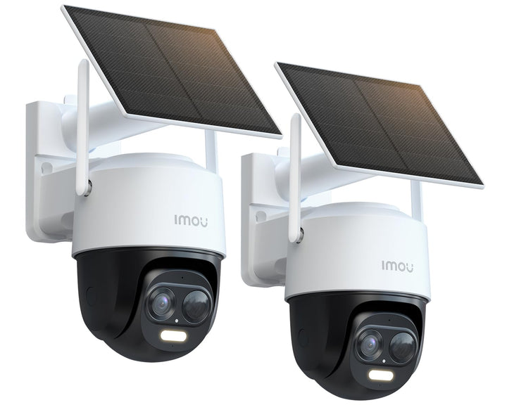 Imou 3K/5MP Solar Überwachungskamera Aussen Akku, All-in-One-Design, 2Pack 5mp 2pack, 5mp 2pack