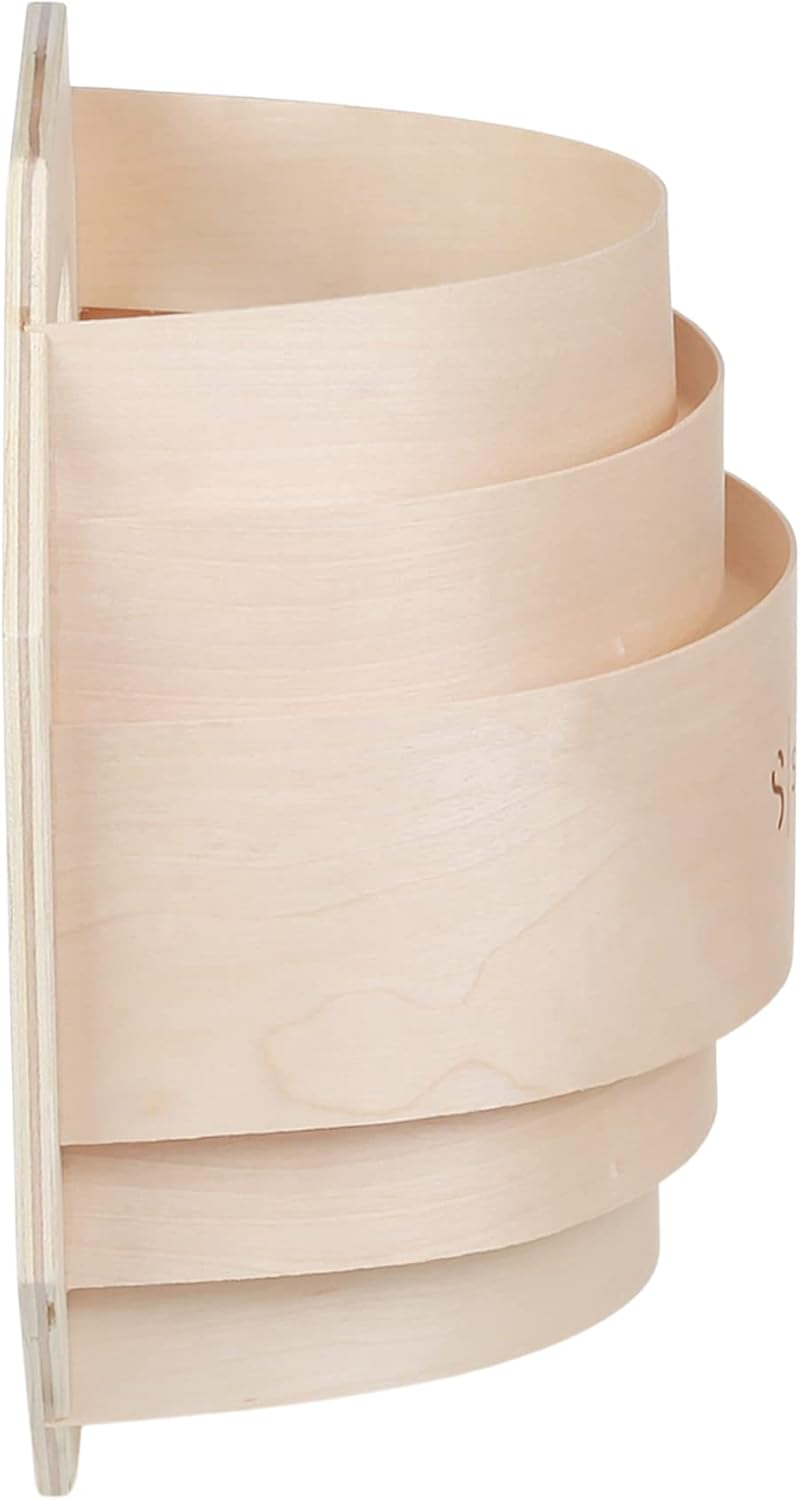 SULENO - Sauna Leuchte BELLA, Saunalampe, Saunaleuchte aus Holz, Wandmontage, Saunazubehör, hitzebes