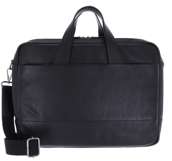 Leonhard Heyden Hamburg - Aktentasche 15" 40 cm Schwarz, Schwarz