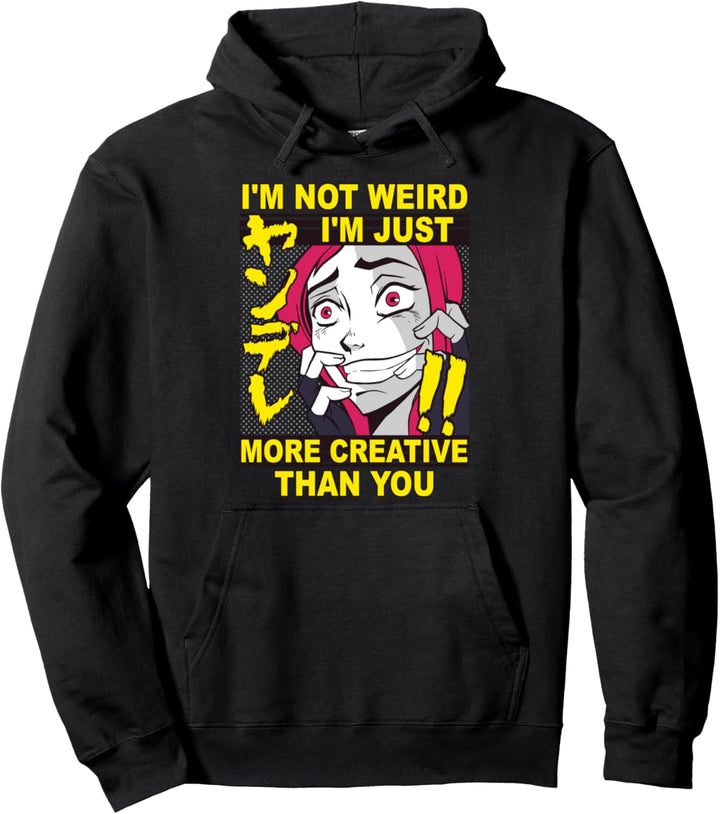 Creative Girl - Just More Creative Than You - Lustiges Anime Pullover Hoodie