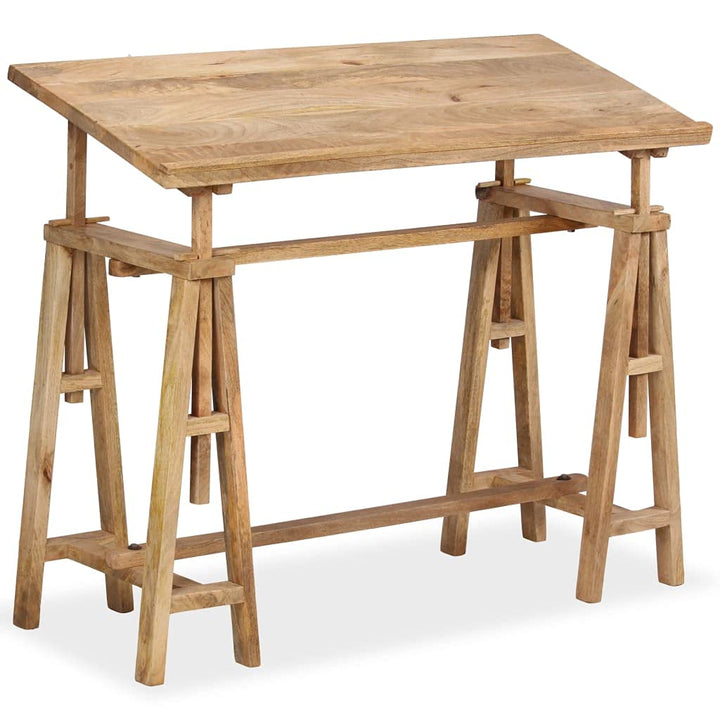 vidaXL Mangoholz Zeichentisch Architektentisch Schreibtisch