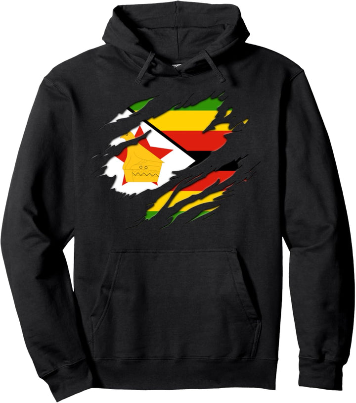 Zimbabwe Flag Simbabwe Pullover Hoodie