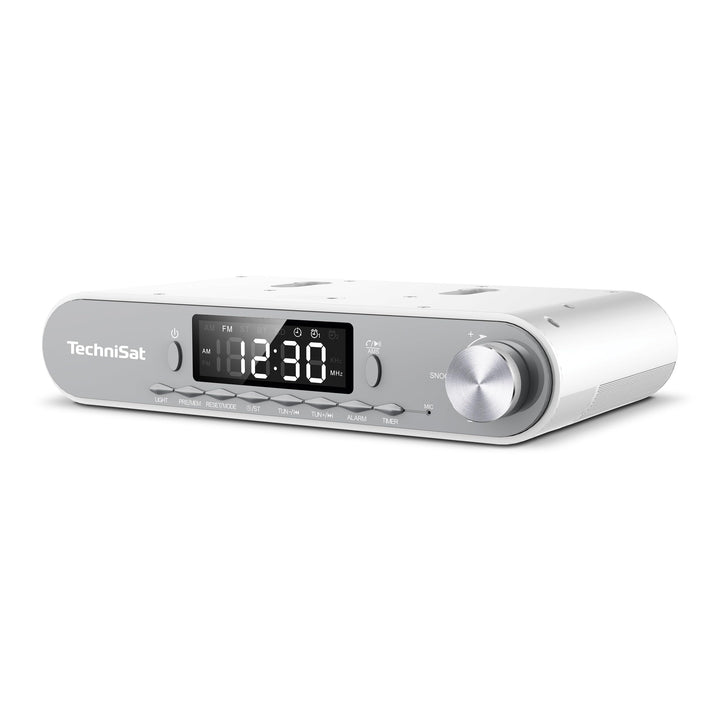 TechniSat KITCHENRADIO - Unterbau Küchenradio mit UKW/FM, LED Display, Arbeitsleuchte, Timer, Blueto
