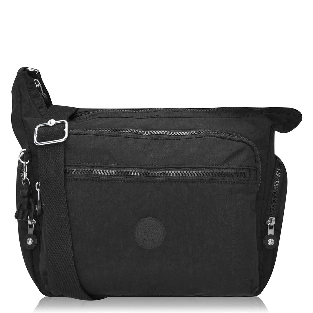 Kipling Damen Gabbie Crossbody, Schwarz, 18.5x35.5x30 cm EU Einheitsgrösse Black Noir, Einheitsgröss