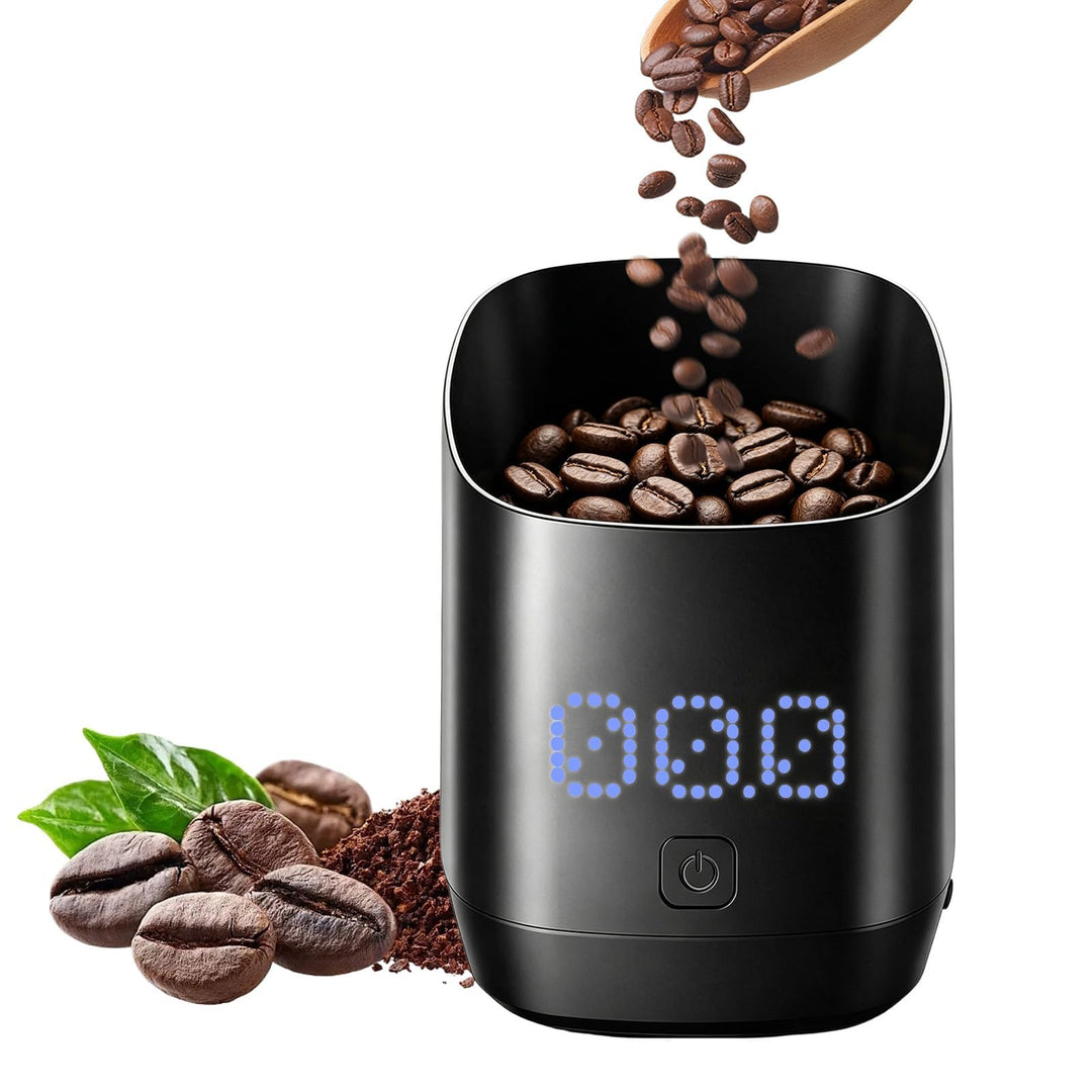 2-in-1 mit Kaffeewaage, digitale Mess-Tasse mit LED-Anzeige, Rechargeable USB-C(Noir)