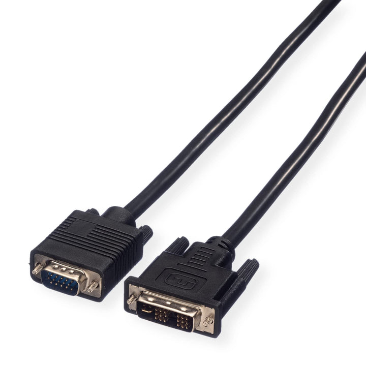 VALUE DVI-VGA Kabel, DVI (12+5) ST - VGA ST, 5 m 5m, 5m