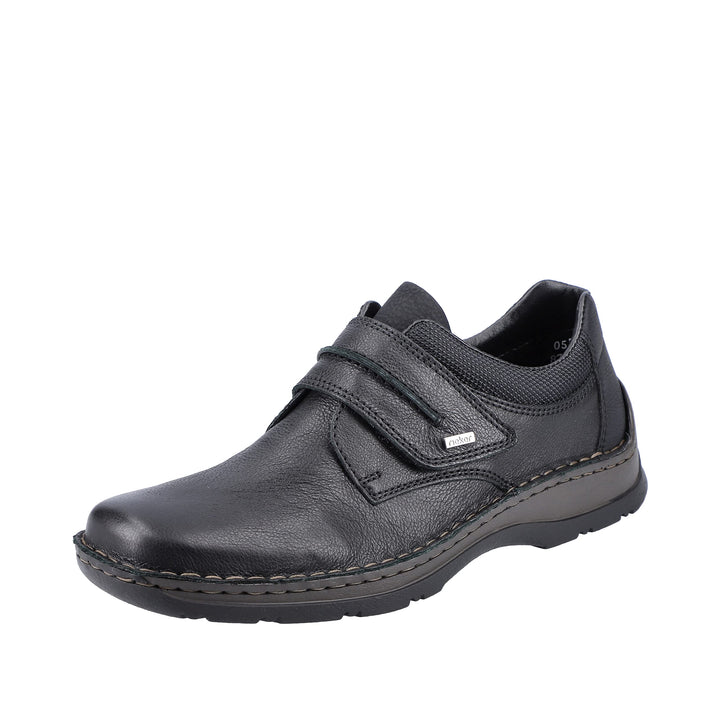 Rieker Herren 05358 Slipper 40 EU Schwarz, 40 EU Schwarz