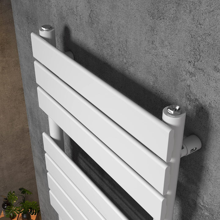 WITEN&amp;NOCK SARDORA Design Badheizkörper 1200 x 600 mm Handtuchheizung Handtuchtrockner 2in1 Mittelan