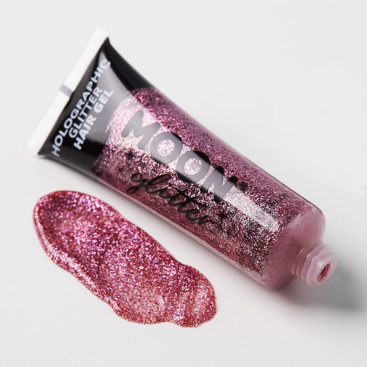Moon Glitter - Holografisches Glitzer-Haargel - 20ml - Set mit 8 Farben