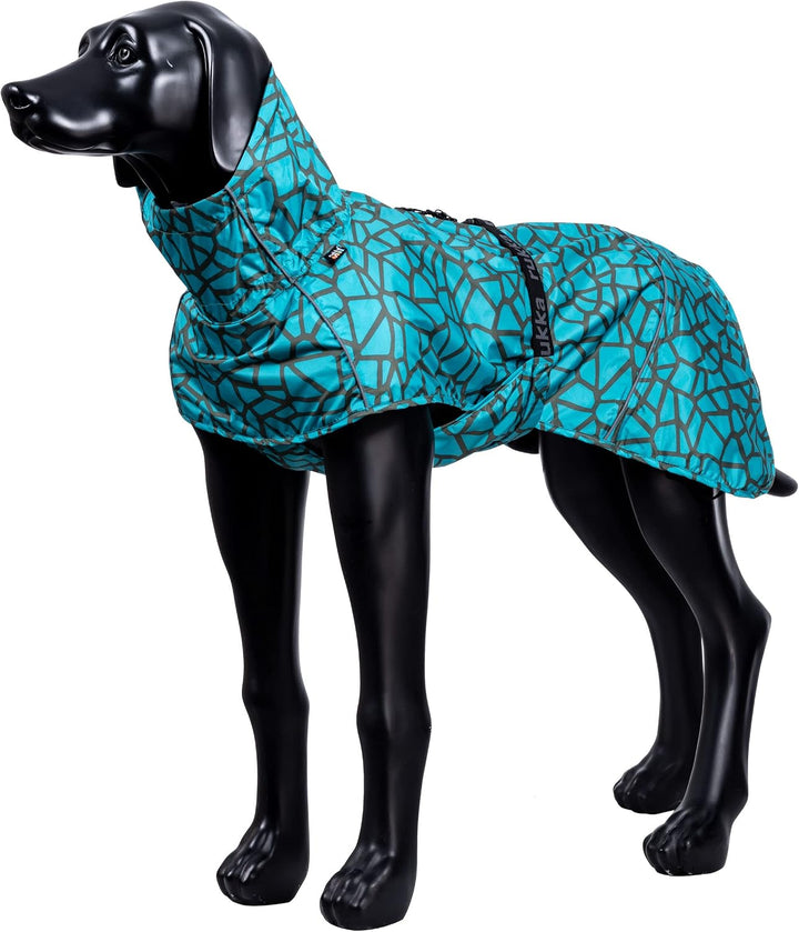 Rukka Pets HAYTON WARM Raincoat Regenmantel für Hunde Aqua 60 60 Aqua, 60 Aqua