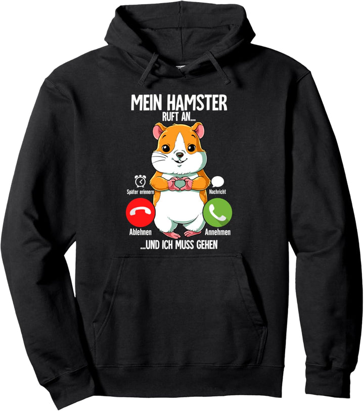 Hamster Pullover Hoodie