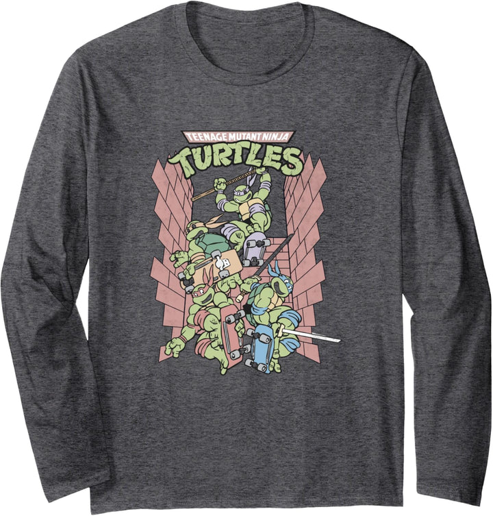 Teenage Mutant Ninja Turtles Retro Skate Langarmshirt