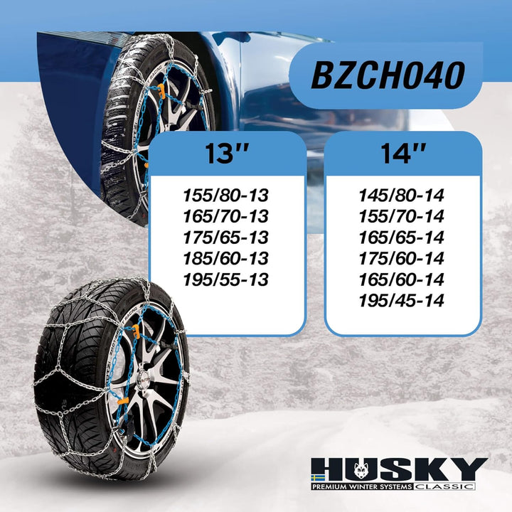 Sumex Schneeketten BUTZI 9mm. O-Norm. KN40, 1 Paar BZCH040, BZCH040